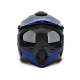 Vega Off Road Metallic Blue Helmet, Size (Medium, 580 mm)