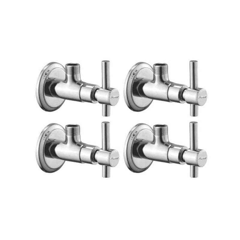 Snowbell Tarim Heavy Brass Chrome Plated Angle Faucet (Pack of 4)