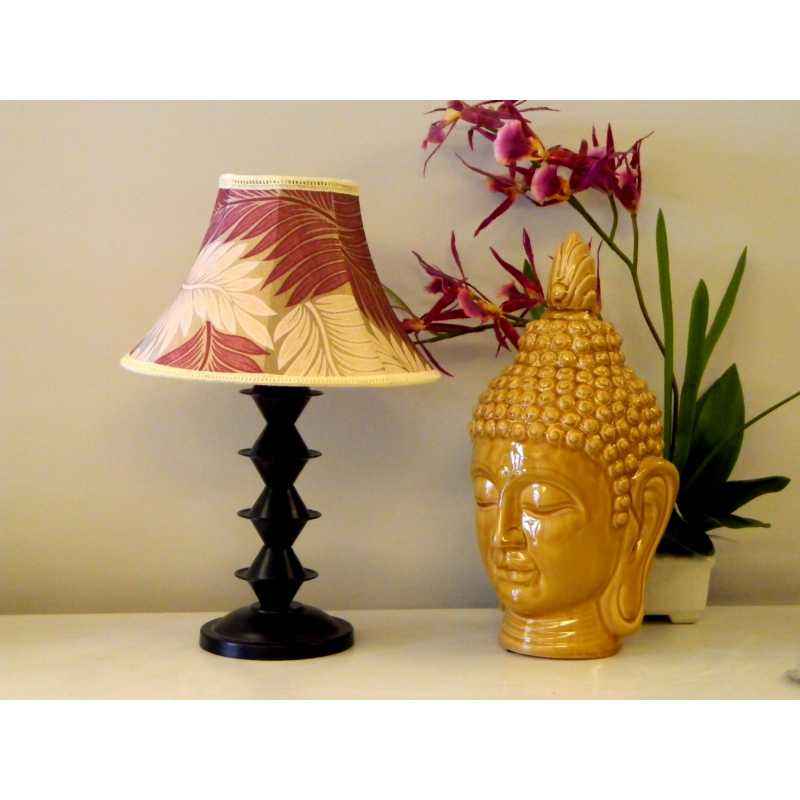 Tucasa Table Lamp with Polysilk Shade, LG-270, Weight: 650 g