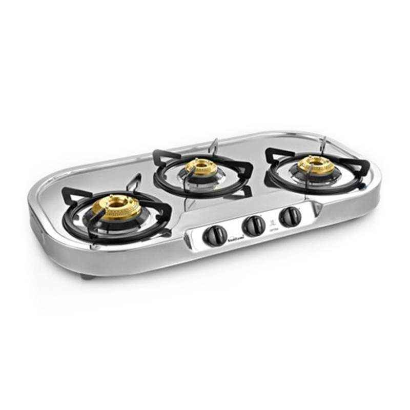 Sunflame Optra 3 Burner Stainless Steel Gas Stove