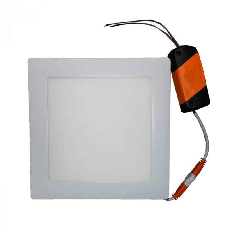 LumoGen 12W Square Cool White Slim LED Panel Light