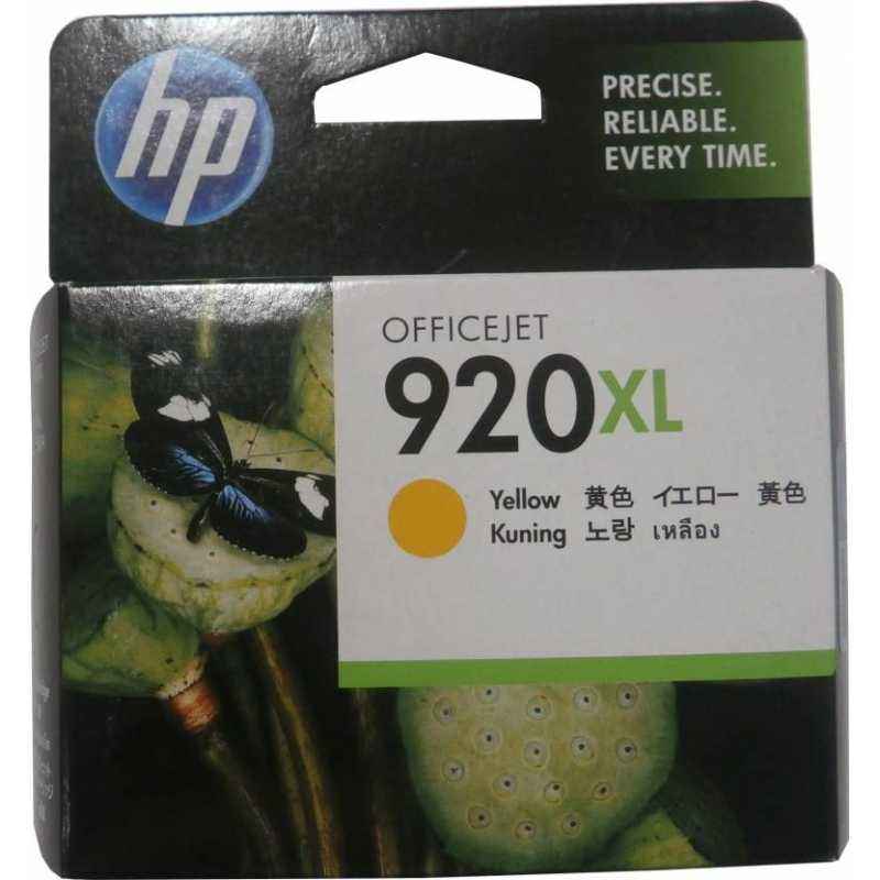 HP 920XL Yellow Ink Cartridge, CD974AA