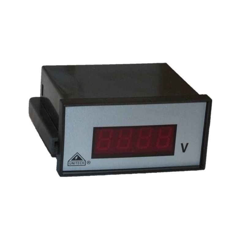 Unitech Digital AC Volt Panel Meter, Size: 48x96 mm