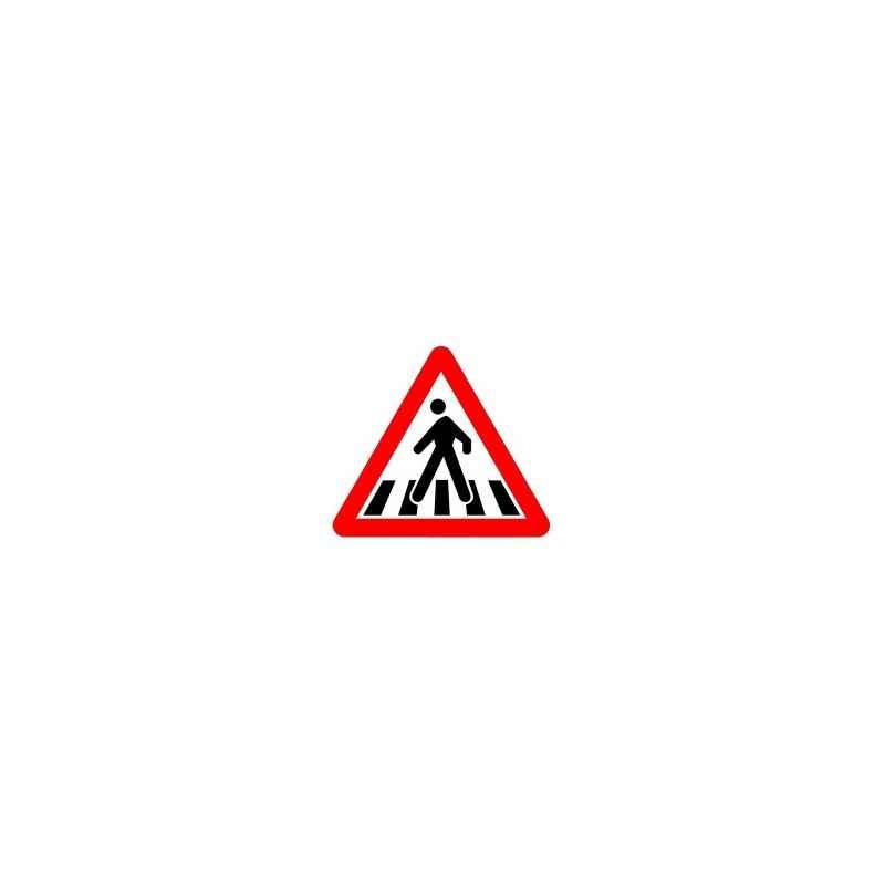 Asian Loto 3 mm Traffic Sign Pedestrian Crossing Traffic Sign, ALC-SGN-32-900