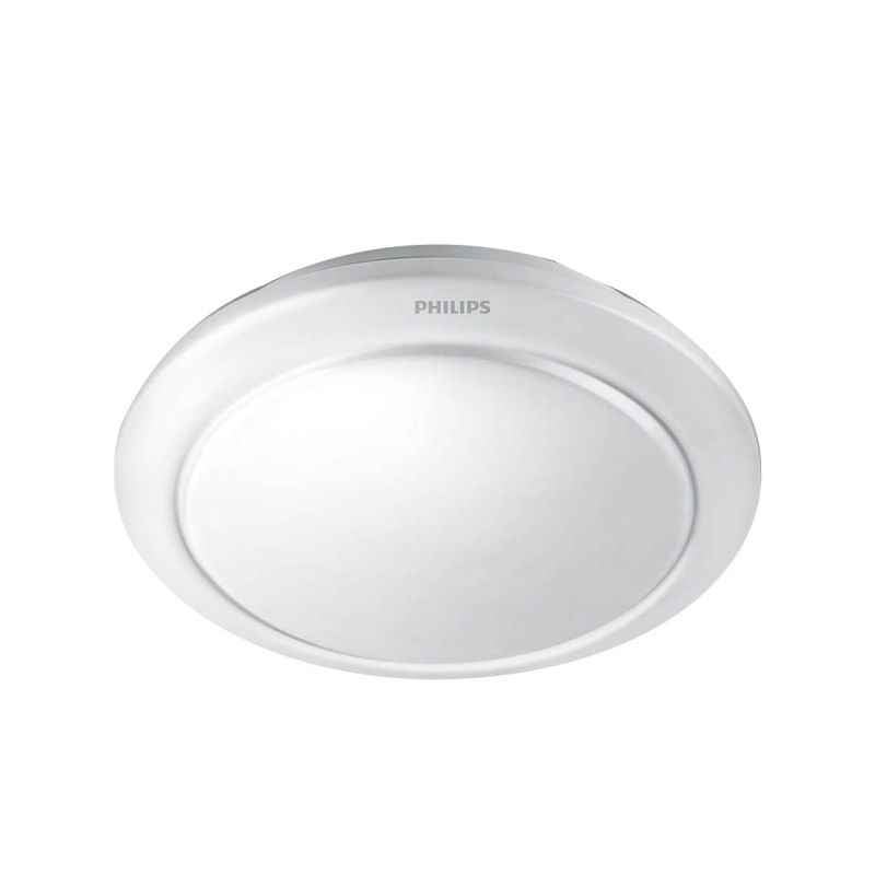 Philips 10.5W 2700K Matt White LED Ceiling Lights, 33360 (Pack of 2)
