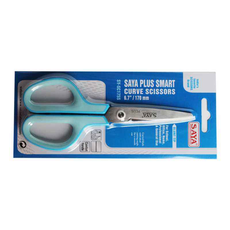 Saya Blue Plus Smart Curve Scissors (Pack of 5)
