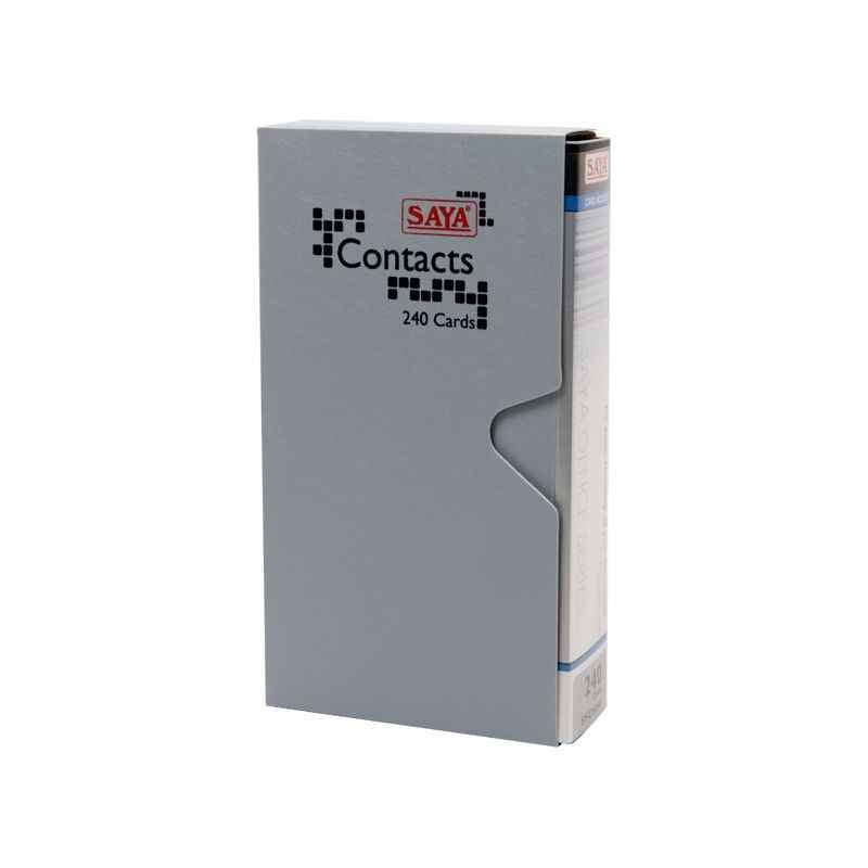 Saya Grey 240 Card Holder-Classic, Dimensions: 120 x 35 x 200 mm (Pack of 2)