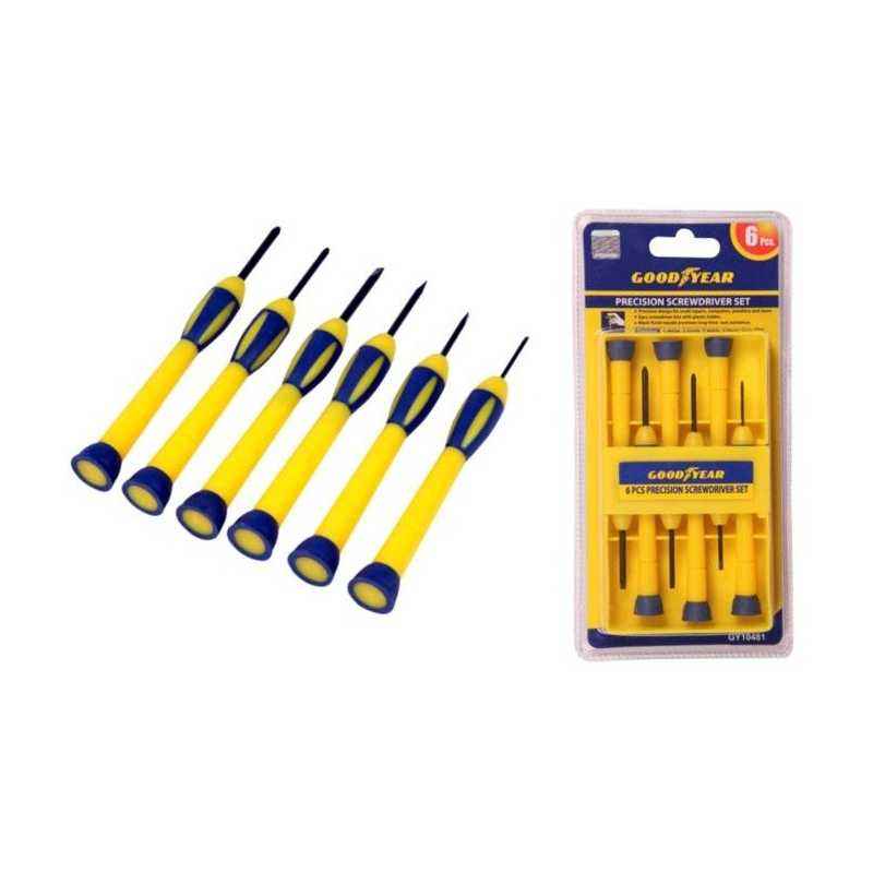 Goodyear GY10481 6 Pieces Precision Screwdriver Set