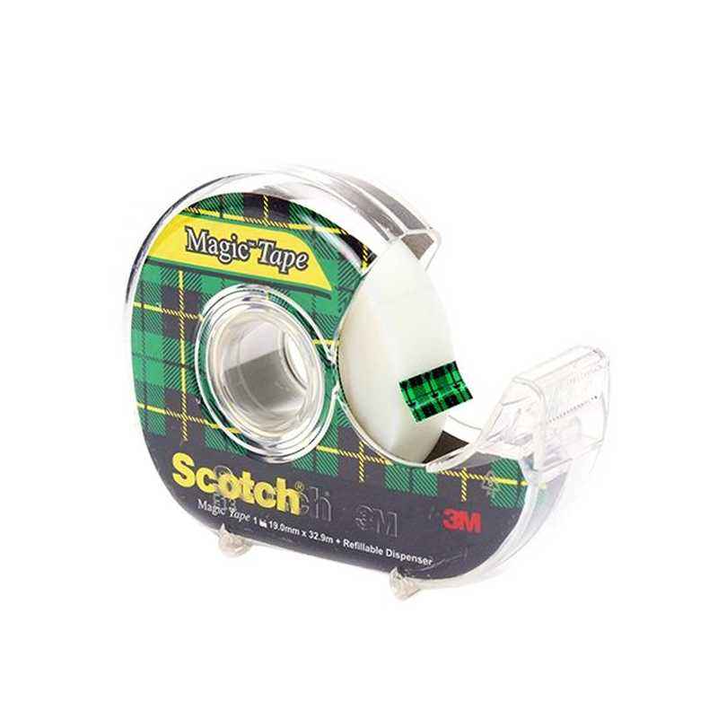 Buy 3M Scotch 32.9m Magic Tape with Dispenser, IA810100353 Online At Best  Price On Moglix