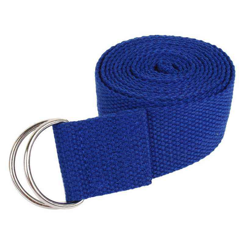 Strauss 6 Feet Nylon Blue Yoga Belt