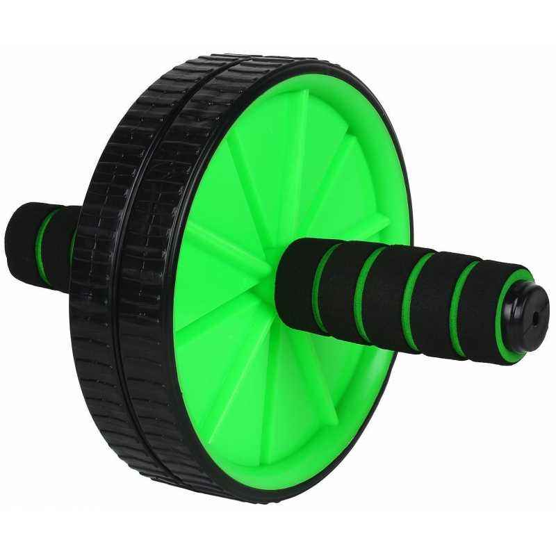 Strauss Steel Green Double Exercise Wheel