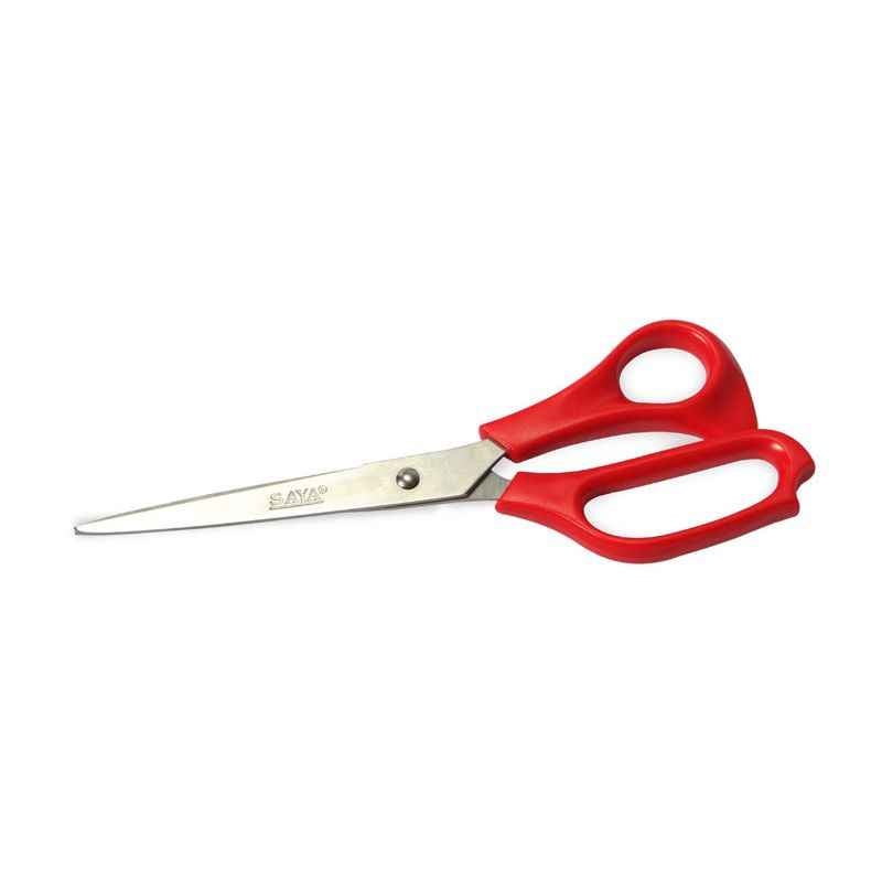 Saya Red Multipurpose Scissors, Dimensions: 210 x 75 x 15 mm (Pack of 4)