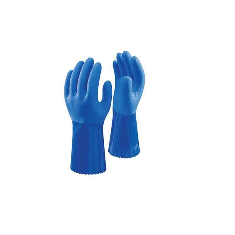 Gripwell 12 Inch Blue Chemical Resistant Hand Gloves (Pack of 10)