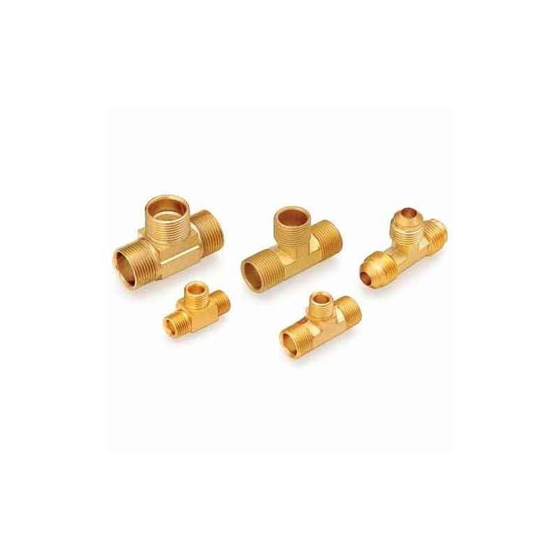 Bhumi Brass & Alloy 1 Inch Copper Tube Fitting Tee
