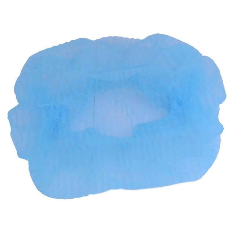 Axtry Disposable Non Woven Bouffant Cap, Blue (Pack of 100)