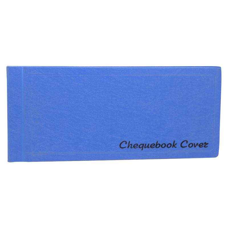 Saya SY586C Blue Cheque Book Cover, Weight: 77.7778 g (Pack of 6)