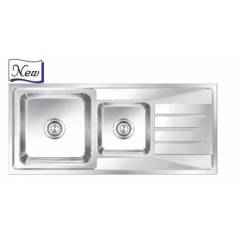 Nirali Orus Anti Scratch Finish Kitchen Sink, Size: 1165x505 mm