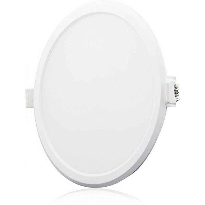 Syska 15W Round Cool White LED Ceiling Panel Recessed Ceiling Lamp