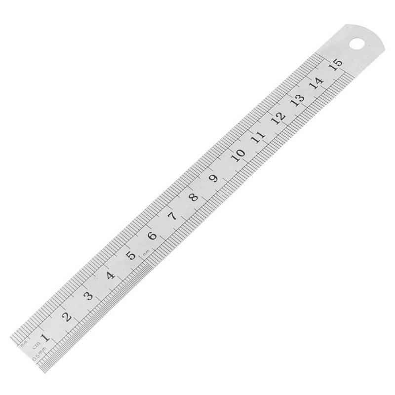 Kristeel Stainless Steel Measuring Ruler/Scale, BT1M-2, Size: 1000 mm