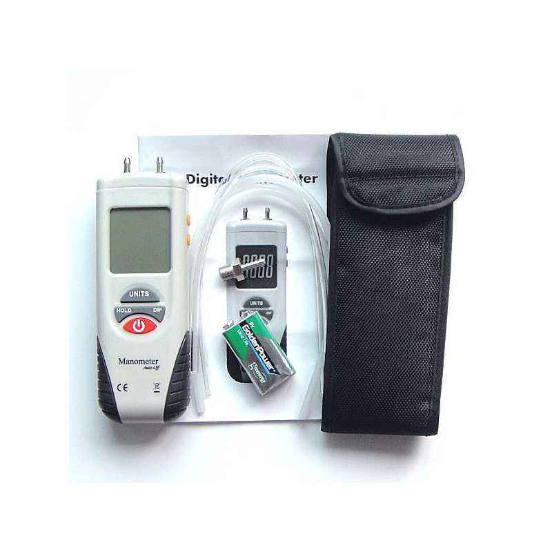 Mextech DMM-45 Digital Manometer, Pressure: 10 psi