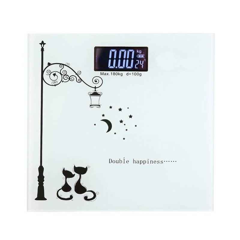 Weightrolux 180 Kg White Digital Personal Electronic Bathroom Body Weighing Scale, EPS-2015
