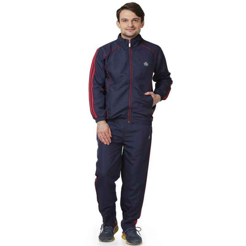 Abloom 130 Navy Blue & Red Tracksuit, Size: M