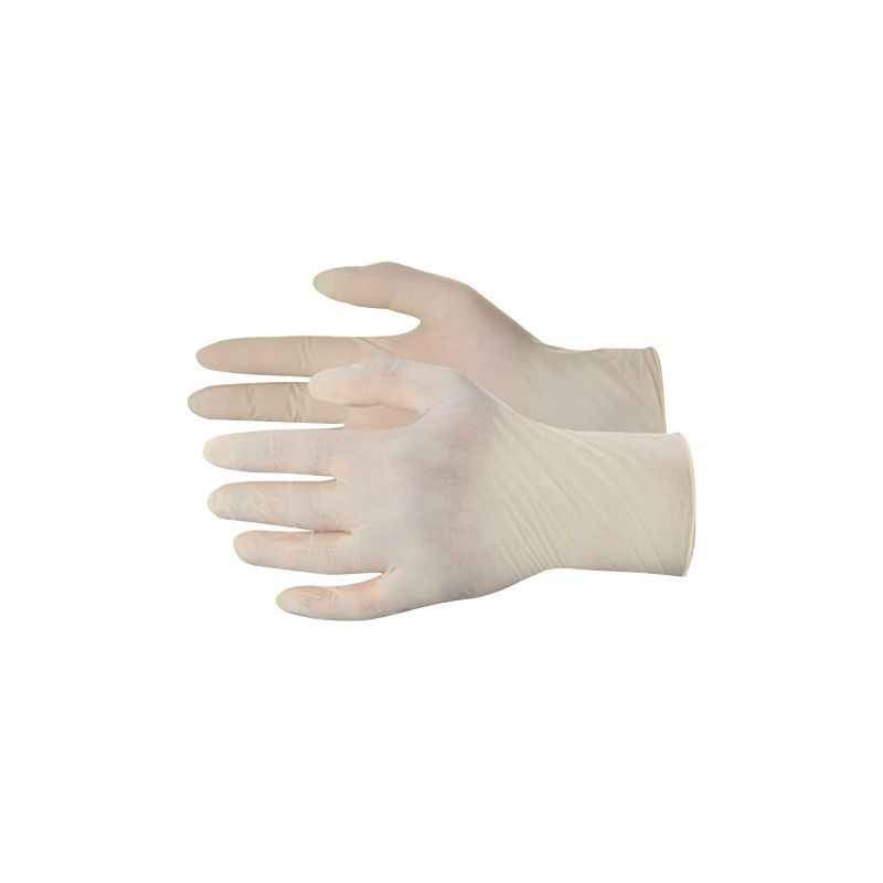 Tissworks Natural Latex Powdered Examination Gloves, Size: L (Pack of 100)