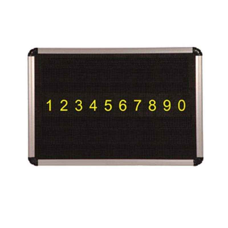 Asian Grooved Board with Golden Colour 50 Numeric Figures, Size: 24 mm
