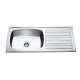 Jayna Jupiter SBSD 04 Glossy Sink With Drain Board, Size: 45 x 20 in