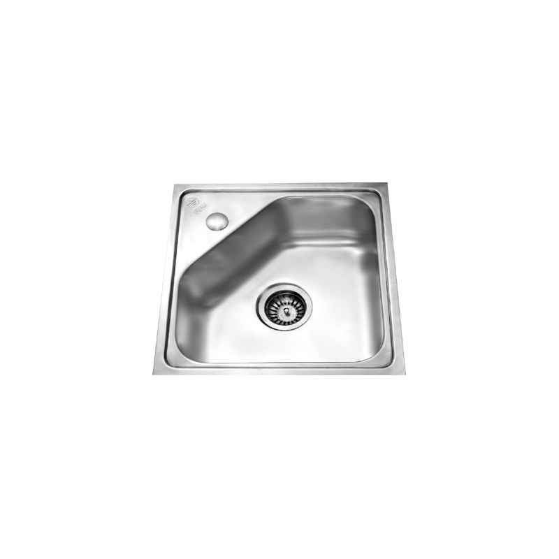 Jayna Spartan SB-08 Glossy Sink Without Border, Size: 18 x 18 in