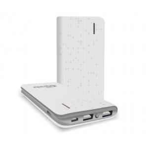 Portronics Power Slice III 8000mAh White Power Bank with LED Torch, POR 572