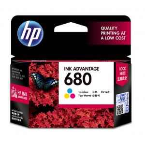 HP 680 Tri-Color Original Ink Advantage Cartridge, F6V26AA