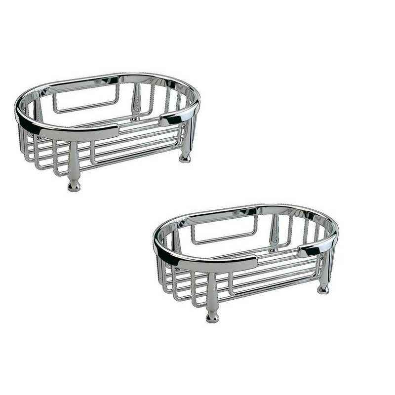 Kamal Table Mounted Wire Soap Dish, ACC-1200 (Pack of 2)