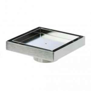 Kamal 6x6 Inch SS Floor Tile Grating with Cockroach Bowl, GRT-1450
