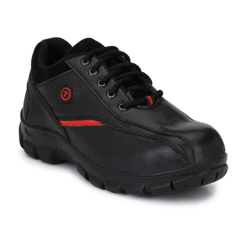 Timberwood TW16 Low Ankle Black Steel Toe Work Safety Shoes, Size: 8