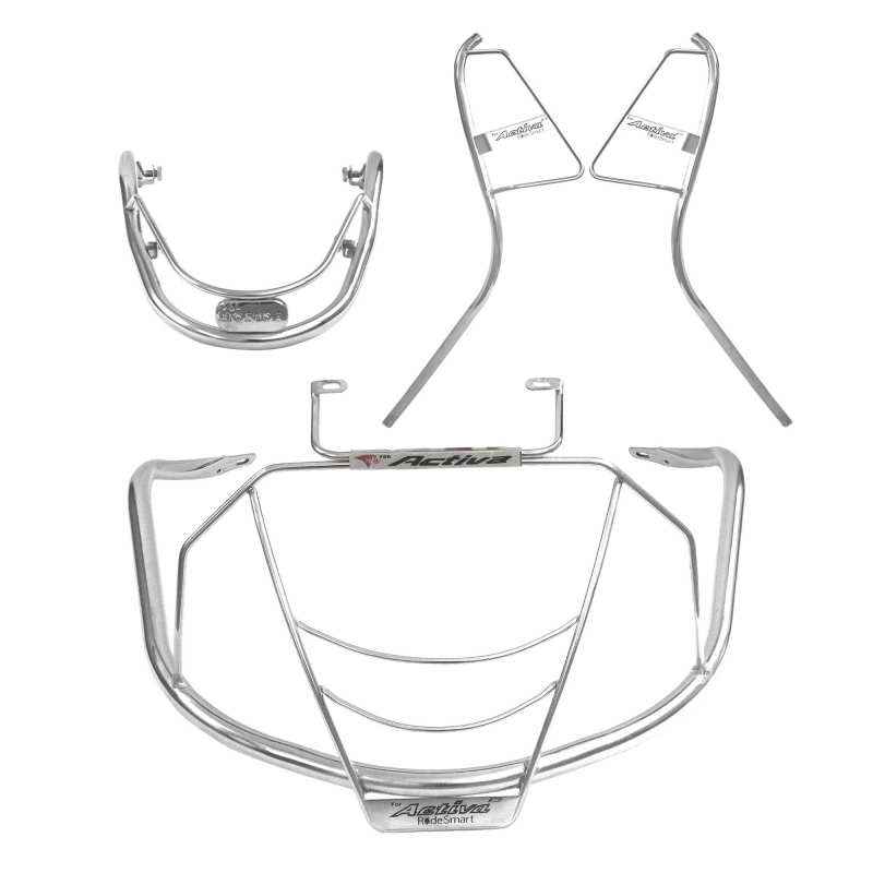 Ride Smart Stainless Steel Safety Guard Set for Honda Activa Heavy
