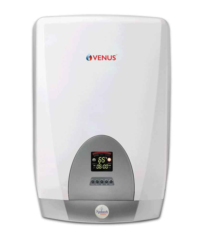 Buy Venus 15 Litre Silver Splash Digital Geyser, 015-SD Online At Best  Price On Moglix