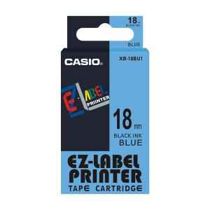 Casio XR-18BU1 Label Printer Tape Cartridge, Length: 8 m