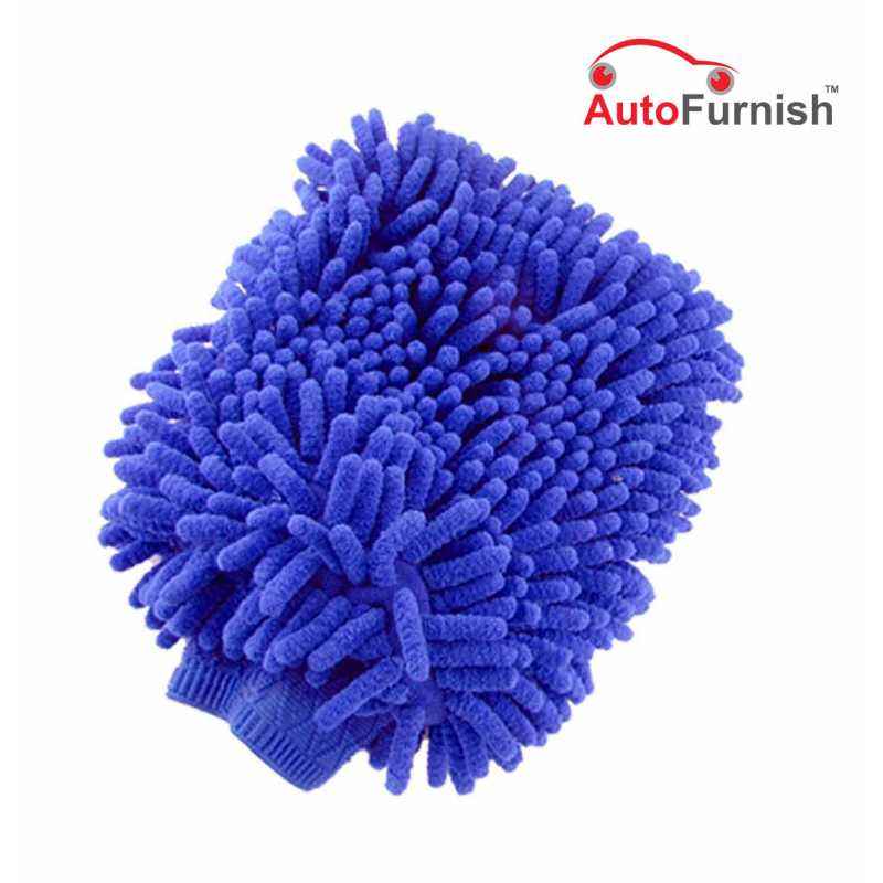 Autofurnish Microfiber Car Wash Glove, Cleaning Cloth