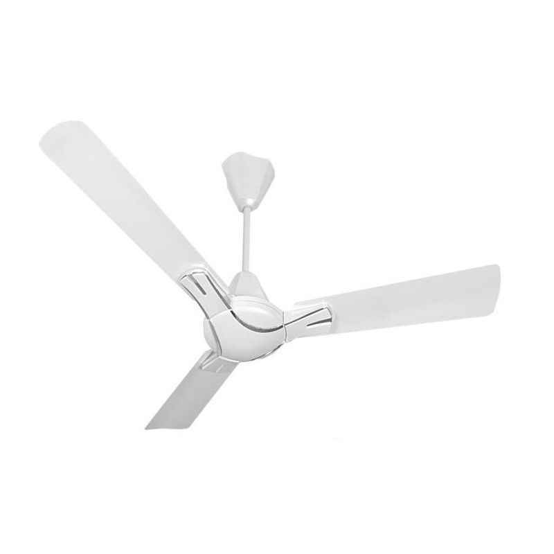 Black Cat 350rpm Carino Silver & Chrome Ceiling Fans, Sweep: 1200 mm (Pack of 6)