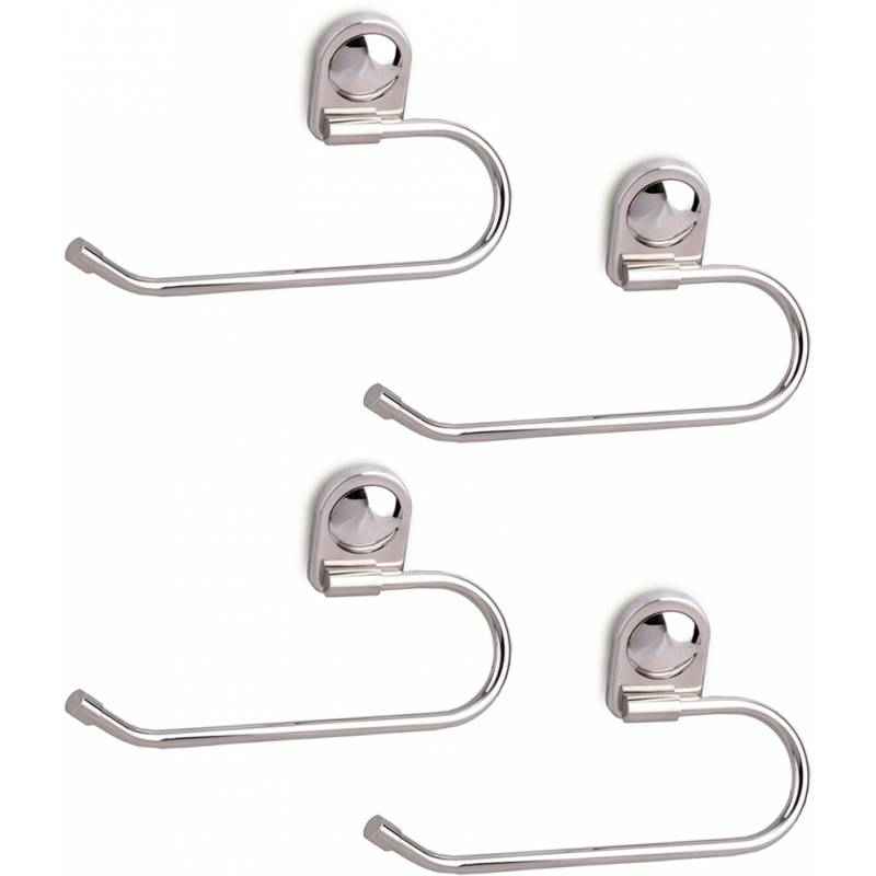 Doyours Dolphin 4 Pieces SS Towel Ring Set, DY-0537
