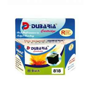 Dubaria 818 Black Ink Cartridge For HP Deskjet Printers