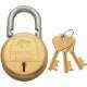 Godrej Navtal 8 Lever Deluxe Hardened Padlock with 3 Keys, 3282