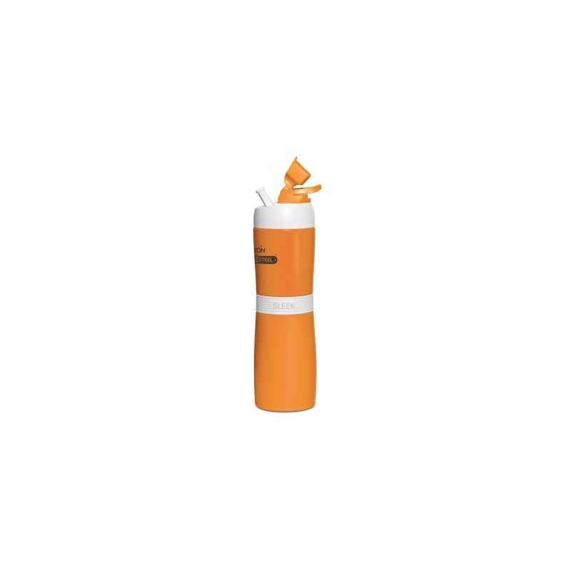 Milton Thermosteel Sleek 400ml Orange Water Bottle, M1117-MTSO-40