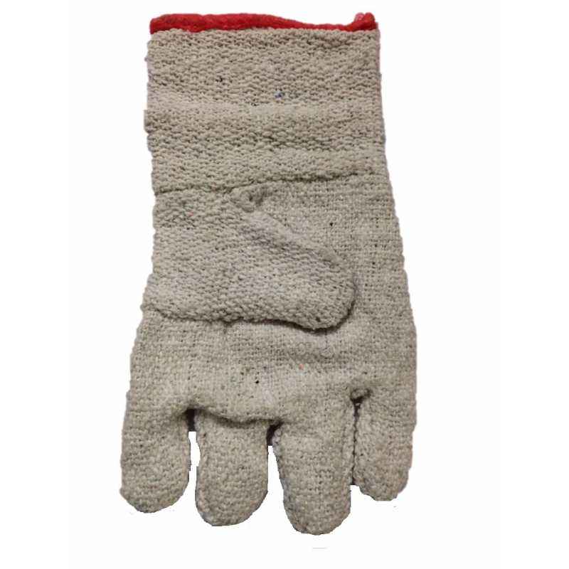 KT White Asbestos Safety Gloves for Heat (Pack of 10)