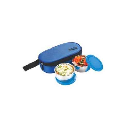 Buy Trueware Office Plus 2+1 Sky Stainless Steel Lunch Box Blue Container  Set Online At Best Price On Moglix