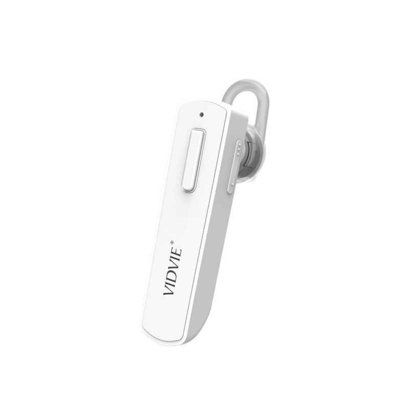 Vidvie White Bluetooth Headset, BT823m-WH
