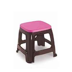 Cello Brown & Pink Tango Teen Stool, Dimensions: 445x375x375 mm