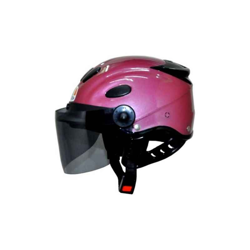 Aeroh Urban Half Pink Face Helmet, Size: L