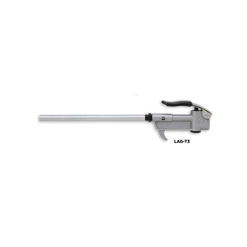 Groz Pro Series Lever Air Blow Gun with 9 Inch Extended Aluminum Tube, LAG/T3/1-4/BSP